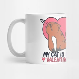 My Cat is my Valentine Mug